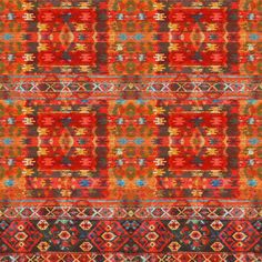 Hoffman Fabrics Bohemian Blends Pattern Aztec Color Cayenne S4780H-431 Multi Colored Eyes, Contemporary Southwest, Bohemian Fabric, Hoffman Fabrics, Hand Dyed Fabric, Bohemian Print, Cat Fabric, Digital Print Fabric, Fabric Yardage