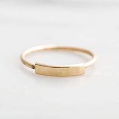 Minimal Bar Ring Simple Open Stackable Rings, Simple 14k Gold Stackable Promise Rings, Everyday Stackable Open Band Rings With Simple Design, Simple Stackable Open Band Rings, Simple Stackable Rings For Promise, Round Band, Simple Stackable Promise Rings With Round Band, Minimalist Stackable Everyday Rings, Everyday Stackable Open Rings With Simple Design, Everyday Stackable Rings With A Simple Design