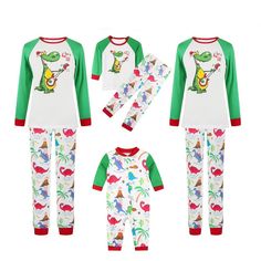 Christmas Dino Print Matching Pajama Baby Matching Pajama Set, Indoor Kids, Matching Pajama, Cozy Pajamas, Pajamas Comfy, Soft Pajamas, Spring Fabric, Matching Pajamas, Holiday Looks