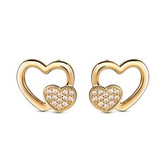 Silhouette Earring, Heart Jewellery, Girl Silhouette, Heart Studs, Small Heart, Girls Earrings, Online Earrings, Better Together, Heart Jewelry