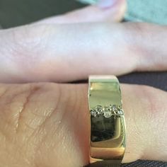 14k Gold Wavy Wedding Band, Solid Gold Line Pave Ring, Tiny Diamond Cluster Band, Thick Band Gold Ring,women Men Wedding Ring,wide Gold Ring - Etsy Gold Ring Women, Wide Gold Ring, Etsy Gold Ring, Tiny Diamond, Pave Ring, Gold Line, Ring Women, Mens Wedding Rings, Diamond Cluster