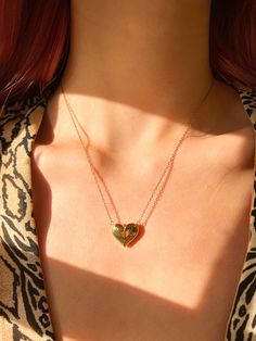 18K Gold Plated Stainless Steel Water Safe Hypoallergenic Anti-Tarnish Rust Free Length: 40+5cm Mother's Day Double Heart Gold Plated Necklace, Everyday Heart Locket Necklace For Valentine's, Valentine's Day Rose Gold Heart Necklace, Personalized Gold Plated Heart Necklace For Valentine's Day, Gold Double Heart Charm Necklace, Valentine's Day Gold Plated Heart Cut Necklace, Valentine's Day Silver Gold Plated Heart Necklace, Double Heart Tarnish Resistant Necklace For Mother's Day, Tarnish Resistant Heart Pendant Necklaces For Mother's Day