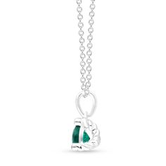 Discover the "Tresor" collection, where sophistication meets opulence. Boasting an exquisite 5mm emerald round at its center, this necklace is destined to become a cherished heirloom for generations to come. SKU BS16559P EMERALD SIZE 5mm COLORSTONE SHAPE Round COLORSTONE WT 0.64cts DIAMOND WT 0.02cts Ethically sourced emeralds directly from our renowned Belmont mine in Brazil. Emerald Pendant Necklace With Diamond Cut, Emerald Necklace With Diamond Cut In Fine Jewelry Style, Formal Diamond Necklace For May Birthstone, Elegant Emerald Necklace With Round Pendant, Elegant Emerald Necklace With Diamond Cut, Diamond Cut Necklaces For Anniversary, May Birthstone, Elegant Emerald Round Pendant Necklace, Elegant Diamond Cut Emerald Necklace, Luxury Emerald Diamond Necklace For May Birthstone