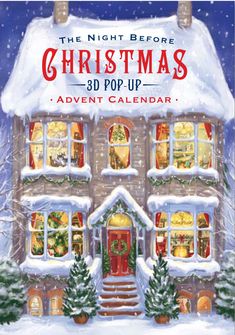 the night before christmas 3d pop - up adventure calendar is available for purchase on amazon