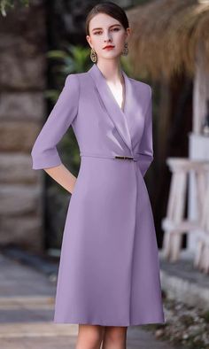 Feminine Classy Dress, Business Chic Dress, Elegant Office Wear, Fashion Haul, Midi Dress Elegant, Structured Dress, Smart Dress, Business Dress, Belted Midi Dress