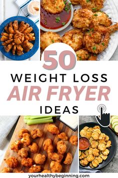 Are you looking to make the most of your air fryer and stay on top of your weight loss journey? I've got you covered with 50 delicious healthy air fryer recipes ALL under 400 calories per serving! I've found easy dinner recipes, sides, appetizers, and even desserts to help you stick to your healthy eating! Most recipes are ready under 30 minutes, and have around 10 ingredients or less! Want to learn more? Head over to Your Beginning to read the full post! #airfryerrecipes #easyairfryerrecipes Air Fryer Ideas, Healthy Air Fryer Recipes, Healthy Air Fryer, Air Fryer Oven Recipes, Air Fryer Dinner Recipes, Air Fryer Healthy, Air Fryer Recipes Easy, Air Fryer Recipes Healthy, Fat Burning Foods