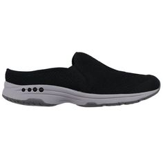 The Takeknit clogs are perfect for walking and light activity. These comfort shoes are easy to slip on and off, plus their removable sock liners absorb shock and provide superior arch support. Size: 6.  Color: Black.  Gender: female.  Age Group: adult. Functional Slip-on Walking Shoes With Arch Support, Comfortable Sports Slip-ons With Arch Support, Comfortable Ergonomic Slip-ons With Rubber Sole, Comfortable Synthetic Slip-on Sneakers For Outdoor, Comfortable Lightweight Walking Shoes With Removable Insole, Slip-resistant Slip-on Sneakers For Light Exercise, Slip-on Sneakers For Walking With Arch Support, Slip-on Sneakers With Arch Support For Walking, Walking Slip-on Sneakers With Arch Support