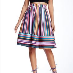 Colorful Skirt Trendy Full Mini Skirt For Spring, Trendy Full Mini Skirt For Summer, Trendy Full Skirt For Summer, Multicolor Bottoms With Lined Skirt For Spring, Multicolor Pleated Bottoms For Spring, Multicolor Lined Bottoms For Spring, Multicolor Lined Skirt Bottoms For Spring, Multicolor Pleated Skirt For Summer, Summer Multicolor Mini Skirt For Day Out