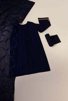 Ivy in adorned on pure navy blue cotton net with intricate hand craftmenship in an open shirt silhouette, perfect for pre/post wedding events, paired with matching embroidered net dupatta and pencil trousers, making this a crowd favourite. Delivery time: 4 to 6 weeks Pencil Trousers, Shirt Silhouette, Open Shirt, Net Dupatta, Post Wedding, Wedding Events, Party Wear, Ivy, Navy Blue