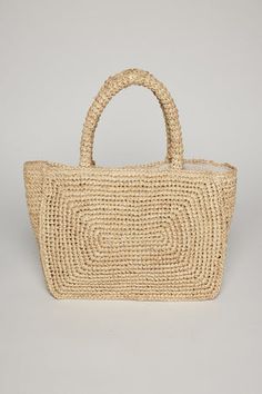 TINA STRAW TOTE BAG Handwoven Rectangular Straw Bag In Neutral Color, Rectangular Handwoven Neutral Straw Bag, Chic Jute Beach Bag With Braided Handles, Chic Summer Straw Bag In Natural Fiber, Chic Straw Bag With Open Weave, Chic Natural Beach Bag With Double Handle, Chic Natural Straw Beach Bag, Chic Open Weave Straw Bag, Summer Jute Bag With Rolled Handles