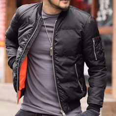 Men's Autumn & Spring Casual Jacket - Zorket New Clothing Trends, Casual For Men, Outdoor Jackets, Warm Winter Jackets, Mens Fashion Edgy, Mens Fashion Smart, Mens Fashion Rugged, Hipster Mens Fashion, Clothing Trends