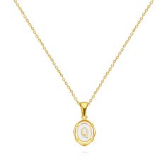 Discover Timeless Elegance Introducing the quintessence of sophistication and style: our Golden Drip Oil Letter Pendant Necklace, tailored for the modern woman. Crafted with precision and care, this exquisite piece embodies grace and exclusivity, making it an essential addition to your jewelry collection. Perfect for banquets, parties, or elevating everyday attire, it’s the ultimate expression of fashion-forward elegance. Product Features Made with high-quality stainless steel and featuring innovative drip oil technology, each pendant showcases a unique letter design, allowing you to personalize your style. The classic O-chain complements the shimmering gold-tone pendant, creating a harmonious and stylish ensemble that's sure to catch the eye. Metal Type: Stainless Steel Necklace Type: Pen Letter Pendant Necklace, Letter Pendants, Stainless Steel Necklace, Lettering Design, Modern Woman, Types Of Metal, Fashion Statement, Elegant Design, Timeless Elegance