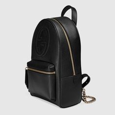 Description Our Soho backpack with chain straps and zip-top closure. Made in our resistant, textured leather. Size: 9″W x 12″H x 4″D / 23cm x 30cm x 10cm 100% genuine materials, matching the quality of the Gucci product; Black leather Gold-toned hardware Embossed interlocking G Front zip pocket Interior open pocket and smartphone pockets Top handle with 2″ drop Chain shoulder straps Comes with dustbag, ations, and pamphlets Our: The product is otherwise ! Black Gucci Backpack, Vegas Packing, Backpack Collection, Gucci Backpack, Adidas Backpack, Gucci Soho, Black Texture, Mini Mochila, Black Gold Jewelry