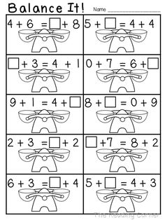 Slide1%255B8%255D.png (image) Think Addition To Subtract, Equivalent Expressions, Equal Sign, Balancing Equations, Algebraic Thinking, Math Number Sense, Math Practice, Primary Maths, Math Time