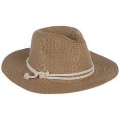 Add a rustic streak to your wardrobe with this Packable Panama Hat! This adult-sized paper straw hat has a classic natural color with a wide brim. The top of the hat is adorned with a beige braided cord for a little extra style! Match this with western wear for a cohesive look. It'll keep the sun out of your eyes, too! Details: 	 Size: One Size Fits Most 	 Content: 100% Paper Straw 	 Care: Damp Wipe Only; Do Not Bleach; Dry Flat Casual Brown Braided Fedora, Casual Beige Woven Hat Band, Western Style Fedora Hat In Paper Straw, Casual Brown Sun Hat For Ranch, Beige Western-style Woven Straw Hat, Casual Braided Fedora Sun Hat, Casual Brown Ranch Sun Hat, Brown Paper Straw Fedora For Spring, Casual Braided Paper Straw Hat