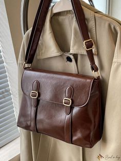 Brown Vintage Crossbody Bag, Drawstring Bucket Bag, Fancy Bags, Pretty Bags, Moda Vintage, Coffee Brown, Mode Inspo, Brown Bags, Womens Crossbody Bag