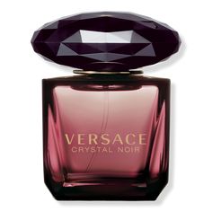 Crystal Noir Eau de Toilette - Versace | Ulta Beauty Versace Cake, Versace Clothes, Versace 2020, Versace Crystal Noir, Versace Pattern, Crystal Noir, Versace Perfume, Versace Sneakers, Black Fig