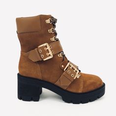 Aqua Genie Buckle Hiker Moto Boots Msrp $142.00 Size: Us 6.5m Color: Cognac Leather Upper Fits True To Size Round Toe Lace Up With Buckle 2.75" Stacked Heel. Lug Sole Imported 100% Guaranteed Authentic Aqua Heels, Womens High Boots, Lug Sole Boots, Slip On Espadrilles, Lace Up Combat Boots, Aqua Shoes, Block Heel Ankle Boots, Black Espadrilles, Embellished Sandals