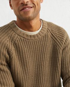 We love classics for a reason. And with a relaxed fit and warm, chunky knit, this crewneck sweater is a long-term favorite. You might need more than one color. Mens Crew Neck Sweaters, Men’s Crew Neck Sweater, Men Crew Neck Sweater Outfit, Men’s Knitted Sweaters, Turtleneck Crewneck Outfit, Mens Chunky Sweater, Men’s Knit Sweater, Male Sweater Outfit, Men Sweater Outfit