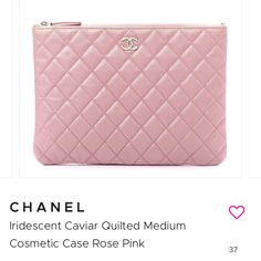 Chanel Medium O Case In Iridescent/Pearly Pink And Caviar Leather. Gold Hardware. Beautiful Pearl Logo. Brand New With Tags. Will Come With Box. From Their Limited, Special 19s Collection Back In 2019. Luxury Pink Pouch For Everyday Use, Luxury Pink Clutch Bag, Pink Clutch Pouch With Dust Bag, Luxury Pink Rectangular Clutch, Luxury Pink Pouch Clutch, Designer Pink Clutch For Everyday Use, Pink Clutch For Formal Occasions, Luxury Pink Clutch As Gift, Pink Formal Pouch