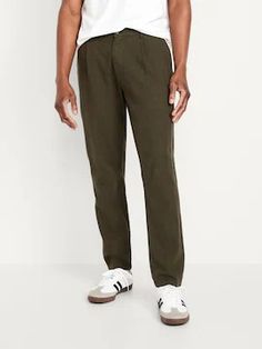 Men's 60% Off Summer Steals | Old Navy Casual Fitted Dress Pants With Belt Loops, Casual Trousers Dress Pants With Belt Loops, Casual Business Work Pants With Belt Loops, Casual Pants With Belt Loops For Business Casual, Casual Chinos With Tapered Leg And Belt Loops, Casual Tapered Leg Chinos With Belt Loops, Casual Chinos For Work With Belt Loops, Casual Workwear Chinos With Belt Loops, Casual Chinos For Workwear