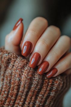 From Matte to Metallics: 33 Fall Nail Color Ideas You Can't Miss November Nails, Nude Nail, Thanksgiving Nails, Fall Nail Colors, Orange Nails, Autumn Nails, Fall Nail