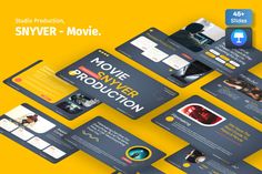 Snyver - Movie Production Keynote Template Incl. filmmaker & movie - Envato