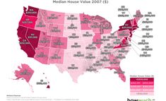 the map shows how much money is needed to rent a house in every state