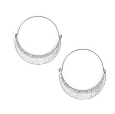 Collection: Palm Canyon Color: Silver Type: Wire Hoop Width: 1 5/8" Drop: 1 3/4" Finish: Silver plated Palm Canyon, Hoop Earrings Silver, Large Hoop Earrings, Silver Hoop Earrings, Earrings Silver, Silver Plate, Silver Earrings, Silver Plated, Hoop Earrings