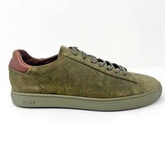 Condition: New Size: Men's Material: Suede Color: Green Style: Sneakers Green Leather Sneakers With Speckled Midsole, Rugged Suede Lace-up Sneakers, Outdoor Suede Sneakers With Stitched Sole, Rugged Suede Sneakers With Rubber Sole, Vintage Leather Outdoor Sneakers, Rugged Suede Sneakers With Plain Toe, Rugged Low-top Sneakers With Textured Sole, Rugged Lace-up Sneakers With Textured Sole, Rugged Leather Low-top Sneakers