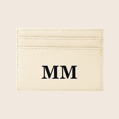 ★ ★  MONOGRAM IT  ★ ★  Add a touch of luxury with our unique and timeless products! Personalise and stylize your cardholder a with monogram and MAKE IT YOURS! ★ ★  PERSONALISATION INFORMATION ★ ★  ▲ Please enter Initials or Name required in the text field provided. Single lines only. ▲ No special characters. ▲ For Initials and Names: Maximum of 5 Capital letters. Letters can be embossed with or without the dots/periods separating each letter. Your order will be embossed exactly how you provide t Elegant Card Holder With Card Slots, Modern White Wallet With Rfid Blocking, Classic Bifold Cream Wallet, Classic Cream Bifold Wallet, Classic Everyday Cream Wallet, Elegant Card Holder With Rfid Blocking As Gift, Elegant Rfid Blocking Card Holder For Gift, Elegant Rfid Blocking Card Holder As Gift, Elegant Card Holder With Card Slots As Gift