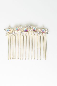 This comb hair slide is perfect for all hairstyles featuring Diamante embellishment with star designs. All Hairstyles, Star Hair, Comb Hair, Hair Slide, Hair Combs, Star Designs, Hair Comb, Bobby Pins, Comb