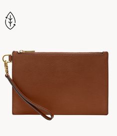 Wristlet - SLG1557200 - Fossil Classic Bags With Wrist Strap For Everyday Use, Leather Wallet With Wrist Strap For Formal Occasions, Leather Handheld Wristlet For Everyday Use, Leather Wristlet With Removable Pouch For Formal Events, Leather Bags With Wrist Strap, Leather Wristlet With Wrist Strap For Formal Occasions, Handheld Wristlet With Wrist Strap For Everyday Use, Everyday Handheld Wristlet With Wrist Strap, Formal Leather Wristlet With Removable Pouch