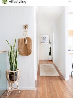 the hallway is clean and ready for guests to use it as a storage area in the house