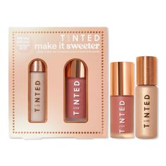 Make It Sweeter Blush & Go Liquid Highlighter Blush Set - Live Tinted | Ulta Beauty Live Tinted, Natural Antioxidants, Acai Fruit, Target Beauty, Drawing Water, Highlighter Set, Cosmetic Sets, Beauty Advent Calendar, Liquid Highlighter