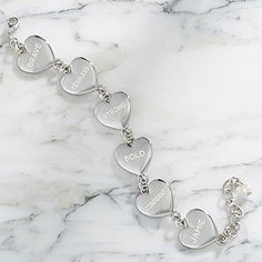 You Design It Personalized Heart Bracelet Personalized Heart Bracelet, Custom Charm Bracelet, Custom Charms, Personalized Bracelets, Romantic Gifts, Custom Bracelets, Heart Bracelet, Heart Charm Bracelet, Antique Rings