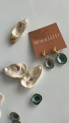 The Costa Shell Earrings – Reshelled Jewelry Sea Jewelry, Seashell Earrings, Seashell Jewelry, Ocean Jewelry, Jewelry Lookbook, Shell Jewelry, Shell Earrings, Add Ons, Jewelry Inspo