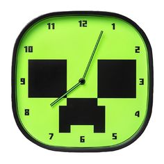 PRICES MAY VARY. ICONIC CREEPER FACE: Add a playful touch to your decor with this Minecraft Creeper clock that glows in the dark. This tribute to Minecraft's most iconic creature is perfect for any gamer's bedroom. INCLUDES MINECRAFT DECALS: This product includes 3 sheets of removable, waterproof glow-in-the-dark Minecraft Wall Decals. Customize and personalize your space with this Mojang inspired decoration. ROOM DECOR: With its 30cm diameter, this glowing clock is a perfect fit for any space. Boys Gamer Room, Minecraft Merch, Minecraft Room Decor, Minecraft Wall, Gamer Bedroom, The Creeper, Minecraft Room, Minecraft Decorations, Dark Wall