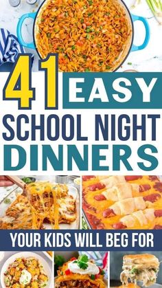 Kid Friendly Weeknight Meals, Quick Kid Friendly Meals, Easy Dinners Kids Love, Simple Kid Friendly Meals, Fast Kid Friendly Dinners, Easy Kids Meals Dinner, Easy Dinner Kid Friendly, Easy Meals Kids Love, Kid Dinners Ideas