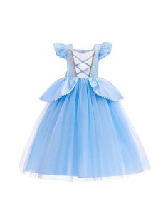 This enchanting ball gown features a dazzling sequin-covered bodice and a flowing skirt that twinkles with every movement. The dress boasts a classic, elegant silhouette with a fitted top and a full, layered skirt that creates a magical, fairy-tale effect. Ideal for special occasions or imaginative play, this dress will make any little girl feel like she’s stepped into a storybook realm. Princess Style Fitted Ball Gown For Dress-up, Sleeveless Princess Dress For Prom, Princess Pageant Dress With Sequins, Princess Style Glitter Tulle Dress For Pageant, Fitted Princess Tutu Dress For Prom Season, Princess Style Sequined Tutu Dress For Dress-up, Princess Style Sequined Dress For Pageant, Princess Ball Gown Dress With Sequins, Princess Style Sequin Dress With Glitter Tulle