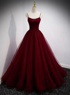 Formal Wine Dress, Dream Dresses Prom, Wine Red Sweet 16 Dresses, Red Mesh Prom Dress, Red Dresses Long Elegant, Elegant Maroon Dress, Dark Red Silk Prom Dress, Prom Dress Wine Red, Dark Red Dresses Prom