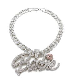 Barbie Chain, Barbie Lips, Iced Out Chains, Big Engagement Rings, Accesories Jewelry, Pink Barbie, Jewelry Accessories Ideas, Dope Jewelry, Chain Fashion