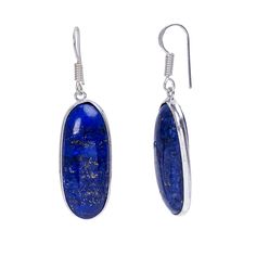 Lapis Lazuli Earrings Gemstone Earrings Dangle Earrings Lapis Earrings Blue Stone Earrings 925 Sterling Silver Earrings for Women ►Product Details:- ✦Product Type - 925 Sterling Silver Earrings ✦Gemstone - Lapis Lazuli ✦Stone Color - Blue ✦Stone Shape - Oval ✦Product Weight - 5.60gm Approx. ►About Gemstone:- ✦January Birthstone ✦Lapis Lazuli's benefits consist of a powerful intense blue stone used to open minds and give enlightenment. It is used to encourage self - awareness, self - confidence, Sapphire Sterling Silver Drop Earrings, Sapphire Oval Sterling Silver Earrings, Sapphire Color Oval Sterling Silver Earrings, Oval Sapphire Sterling Silver Earrings, Oval Sapphire Earrings In Sterling Silver, Sapphire Dangle Earrings In Sterling Silver, Sapphire Sterling Silver Dangle Earrings, Sapphire Single Earring For Gift, Sapphire Single Earring As Gift