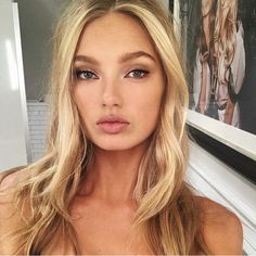 Romee Strijd Makeup, Natural Glam Makeup, Natural Blonde, Natural Glam, Avicii, Makeup Natural