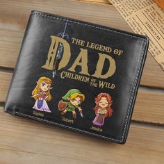 Discover timeless elegance with our personalized leather wallets for dad– the perfect choice for thoughtful gifts for any occasion. Shop now! Gift Quotes: The Legend Of Dad Children Of The Wild Specifications: Color: Black / Brown / Light Brown Size: 10x12x1.5 CM Material: PU Leather Two sided printed. Personalization Please complete fields required to customize options (Name/Characteristics) and recheck carefully all the customized options. Text: Standard English excluding special characters, e Personalized Gifts For Dad, Pu Leather Wallet, Gift Quotes, Leather Wallets, Personalized Leather, Special Characters, The Wild, Gifts For Dad, Light Brown