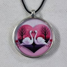 Handmade 92.5 Sterling Silver Glass Framed Love Birds Pair Photo Print Pendant Unique Charm Handmade Necklace Silver Locket With Colour String . Made by My Shop Members. Primary Colour of Pendant is Silver.  Pendant Length With Loop 3.8 cm  Pendant Width 3.2 cm. Pendant Weight 4.5 gms. thickness of pendant 4 mm inner diameter of pendant Loop is 5 mm Special For You:- It's Possible to Make as Customers Choice like Couple /Be loved / Pet / Ideal/Someone Special Every Type of Print. You Can Also Se Handmade Round Jewelry For Valentine's Day, Handmade Silver Jewelry For Valentine's Day, Nickel-free Necklaces For Valentine's Day, Silver Round Pendant Necklace For Valentine's Day, Nickel-free Round Pendant Necklace For Valentine's Day, Nickel-free Round Pendant Jewelry For Valentine's Day, Handmade Round Pendant Necklace For Valentine's Day, Handmade Valentine's Day Round Pendant Necklace, Silver Glass