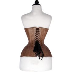 This Brown Waist Under bust Corset is made of real cow hide leather and high-quality steel spirals for serious waist training. Durable polyester laces and a cotton lining ensure superior comfort and style. Brown Waist Under bust Corset Features: Style: Longline, Under bust Corset Features: Cord Lacing, Hip Gores, Steel Busk Color: Brown Achievable Waist Reduction: 4-5" Pointed Under bust Fully Adjustable Structured Corset with Criss Cross Lacing Front and Back Modesty Panel Strong Corset Cord La Fitted Leather Corset With Corset Back, Fitted Underbust Leather Corset, Fitted Leather Underbust Corset, Fitted Brown Corset Dress, Brown Fitted Corset Dress, Leather Overbust Corset With Corset Back, Brown Underbust Corset With Corset Back, Fitted Leather Overbust Corset, Brown Overbust Corset For Festivals