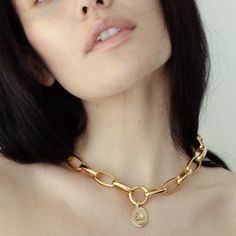 The Constellations Collar by Anita Berisha is handmade with a hand-carved Zodiac sign, cast in 14k gold-plated brass, and finished with a thick 24k gold-plated brass chain. Materials: 24k gold plated brass Length: 18 inches For more versatility, the Zodiac sign can easily be removed if you wear the chain alone and a bracelet if you remove the other half of the necklace. Handmade in New York, USA The Constellations, Zodiac Designs, Leo And Virgo, Sagittarius And Capricorn, Virgo And Libra, Capricorn And Aquarius, The Other Half, Taurus And Gemini, Other Half