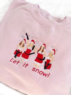 Get festive with our Snow Girls Crewneck Sweatshirt! Rep your Mean Girls attire for this holiday season! The Unisex Sizing makes the sweatshirt run slightly larger than your average sweatshirt for women. Most men find their normal size to be more snug. If you want a slightly looser fit, size up one size. Please check out our size chart for measurements to ensure an accurate fit. PLEASE BE SURE TO INPUT YOUR CORRECT SIZE/COLOR + SHIPPING ADDRESS. We will not be responsible if it is incorrect! Ref Cute Christmas Crewneck, Pink Crew Neck Top For Winter, Cute Crew Neck Sweatshirt For Holiday, Winter Crew Neck Pink Top, Winter Pink Crew Neck Top, Cute Sweatshirt For Holiday Winter, Cute Holiday Crew Neck Sweatshirt, Cute Pink Crew Neck Sweatshirt, Pink Crew Neck Top For Christmas