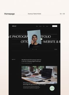 EXOAPE — redesign concept Palettes Color, Web Ideas, Collateral Design, Shopify Website Design, Portfolio Design Layout, Modern Web Design